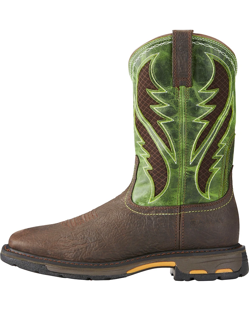 Ariat Men's WorkHog® VentTEK Comp Toe Pull-On Safety Work Boots