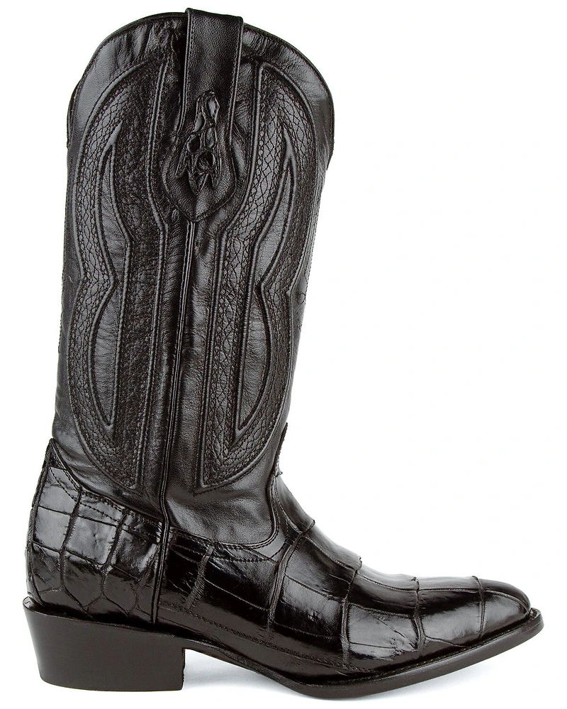 Ferrini Men's Stallion Alligator Belly Western Boots - Round Toe