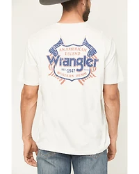 Wrangler Men's American Logo Short Sleeve Graphic T-Shirt