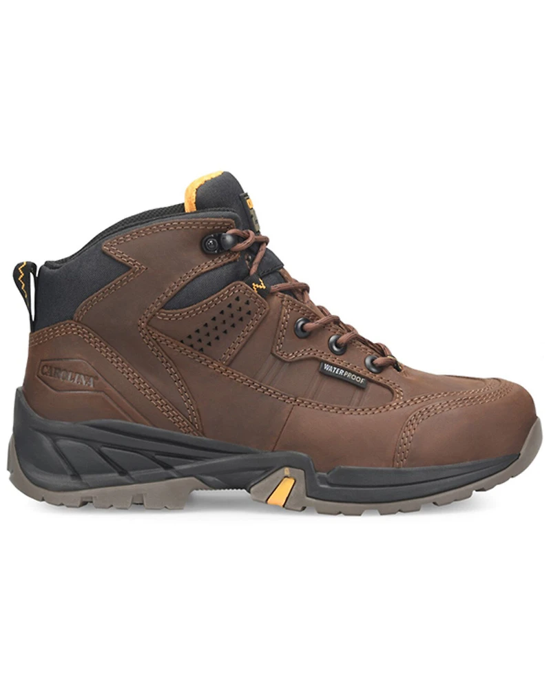 Carolina Men's Builder Waterproof Steel Lace-Up Hiking Boots - Soft Toe