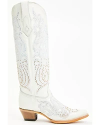 Corral Women's Crystal Embroidered Tall Western Boots - Snip Toe