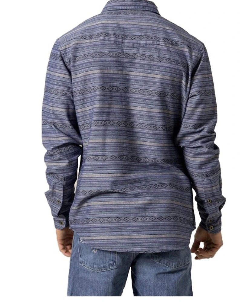 Kimes Ranch Men's Ortega Southwestern Striped Print Long Sleeve Button-Down Western Shirt
