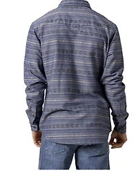 Kimes Ranch Men's Ortega Southwestern Striped Print Long Sleeve Button-Down Western Shirt