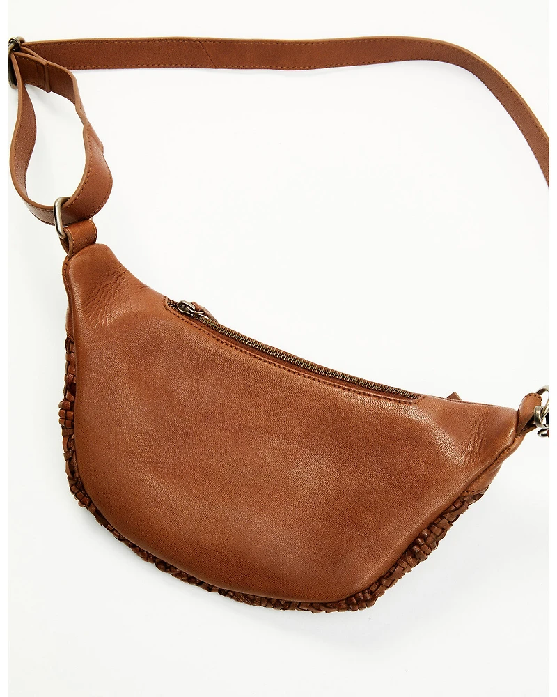 Shyanne Women's Western Heritage Woven Leather Sling Bag