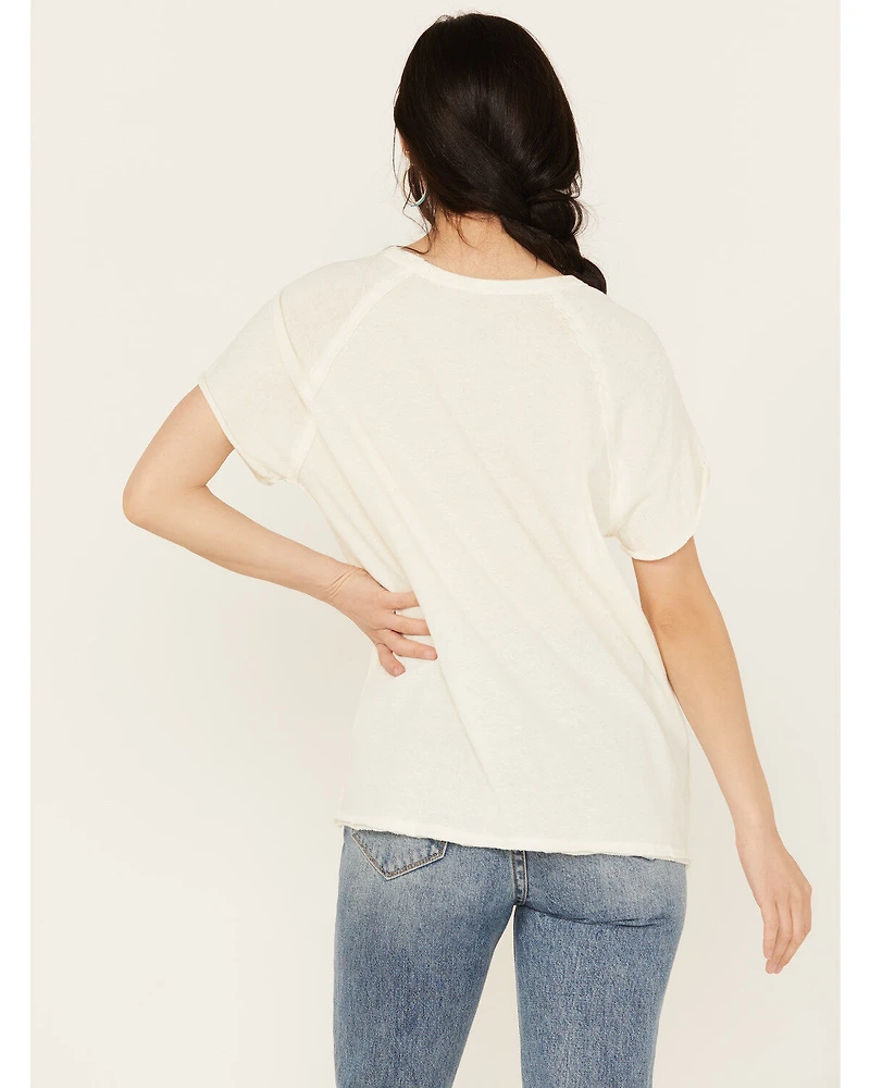 Free People Women's California State Flower Short Sleeve Graphic Tee