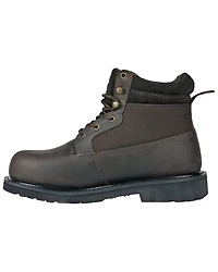 Hoss Men's Scout 6" Lace-Up Work Boots - Steel Toe