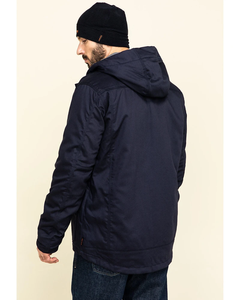 Hawx Men's FR Duck Hooded Work Jacket - Tall
