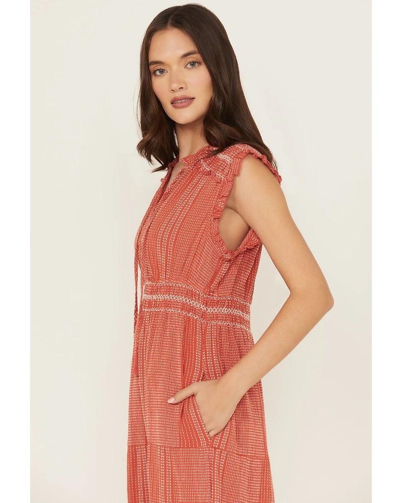 Ariat Women's Sunset Set Of Mind Sleeveless Maxi Dress
