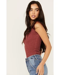 Shyanne Women's Smocked Ribbed Tank