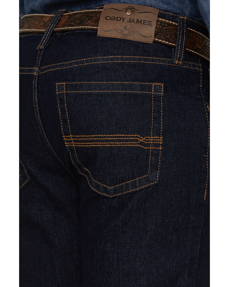 Cody James Men's Annex Wash Jackson Slim Straight Stretch Denim Jeans