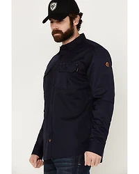 Hawx Men's FR Woven Long Sleeve Button-Down Work Shirt - Big