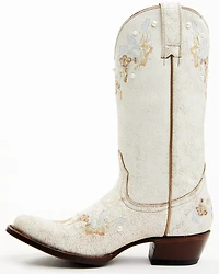 Shyanne Women's Byrdie Crack Embroidered Western Boots - Round Toe