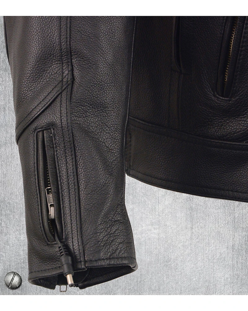 Milwaukee Leather Men's Heated Scooter Jacket