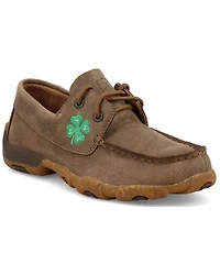 Twisted X Boys' Driving Moc Boat Shoe Mocs