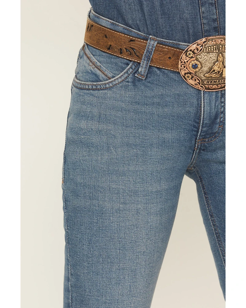 Wrangler Women's Aubree Dark Wash Mid Rise Ultimate Riding Willow Bootcut Stretch Denim Jeans