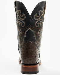 Cody James Men's Exotic Ostrich Western Boots - Broad Square Toe