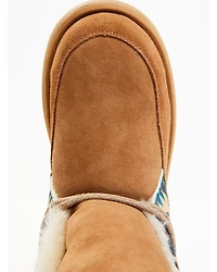 Pendleton Women's Tie-Back Casual Western Boots - Round Toe