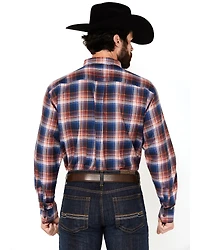 Ariat Men's Boot Barn Exclusive Presly Plaid Print Long Sleeve Button-Down Western Shirt