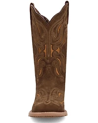 Laredo Women's Millie Suede Western Boots - Broad Square Toe