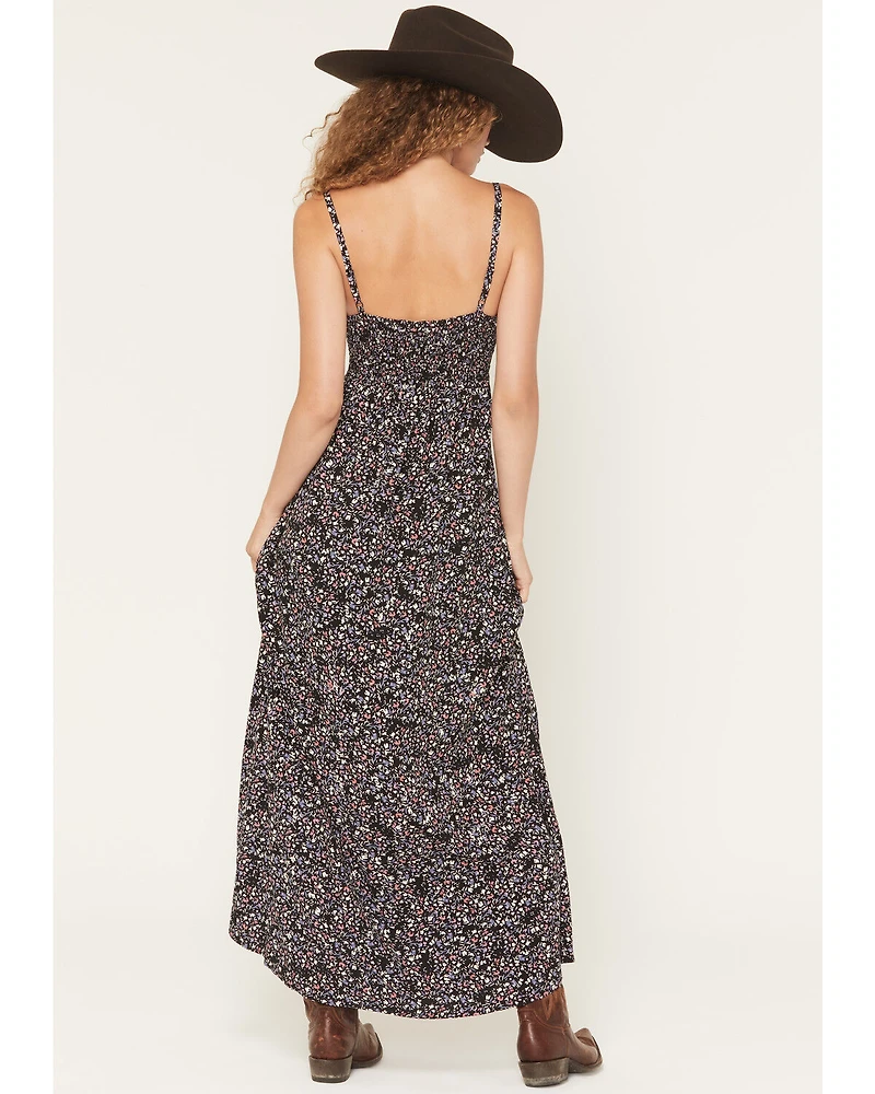 Idyllwind Women's Karah Ditsy Floral Print Sleeveless Maxi Dress