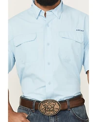 Ariat Men's VentTEK Solid Outbound Short Sleeve Button-Down Shirt - Big