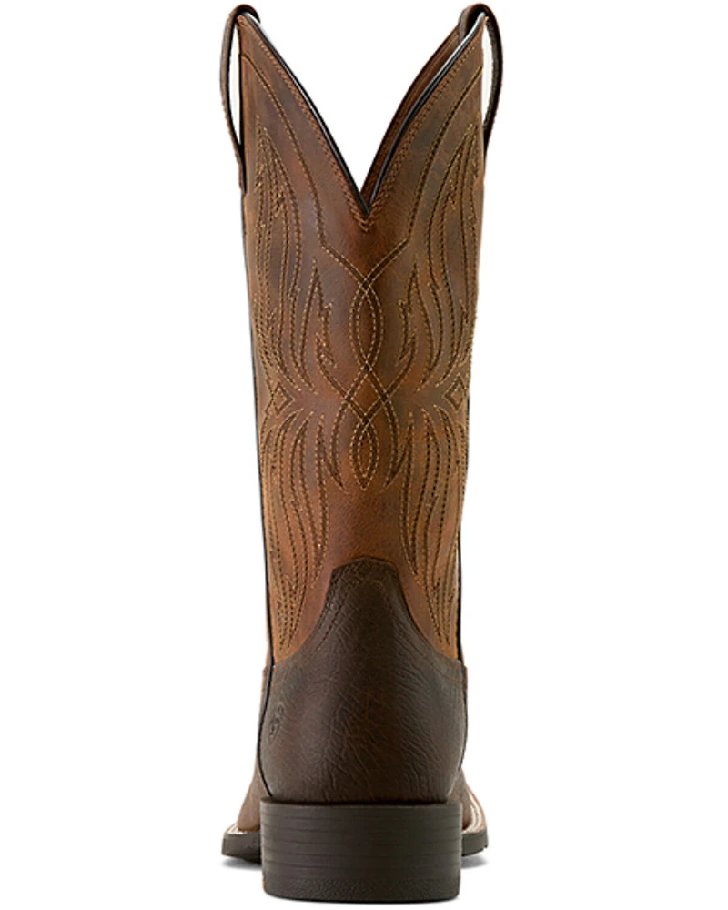 Ariat Men's Sport Rustler Western Boots - Broad Square Toe
