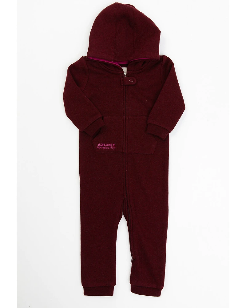 Shyanne Infant Girls' Hooded Coveralls