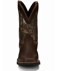 Justin Men's Trekker Waterproof Western Work Boots - Soft Toe