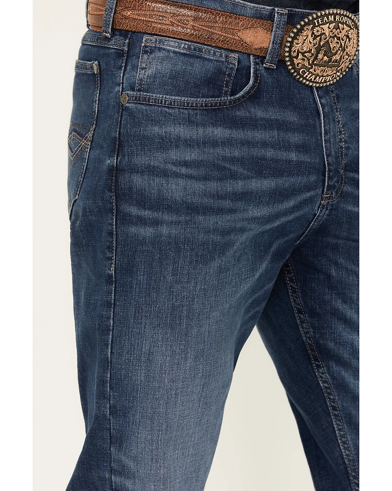 Wrangler 20X Men's Medium Wash Harper Slim Bootcut Stretch Denim Jeans