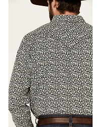 Cody James Men's Alyssum Floral Print Long Sleeve Snap Western Shirt