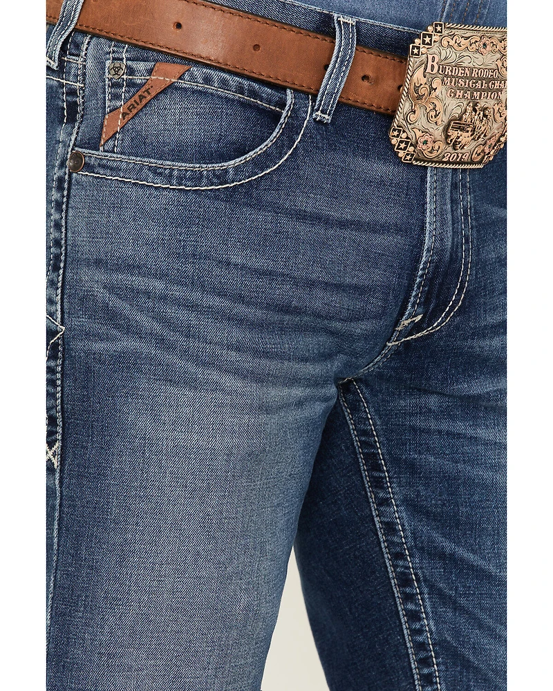 Ariat Men's M5 Walden Martson Medium Wash Straight Jeans