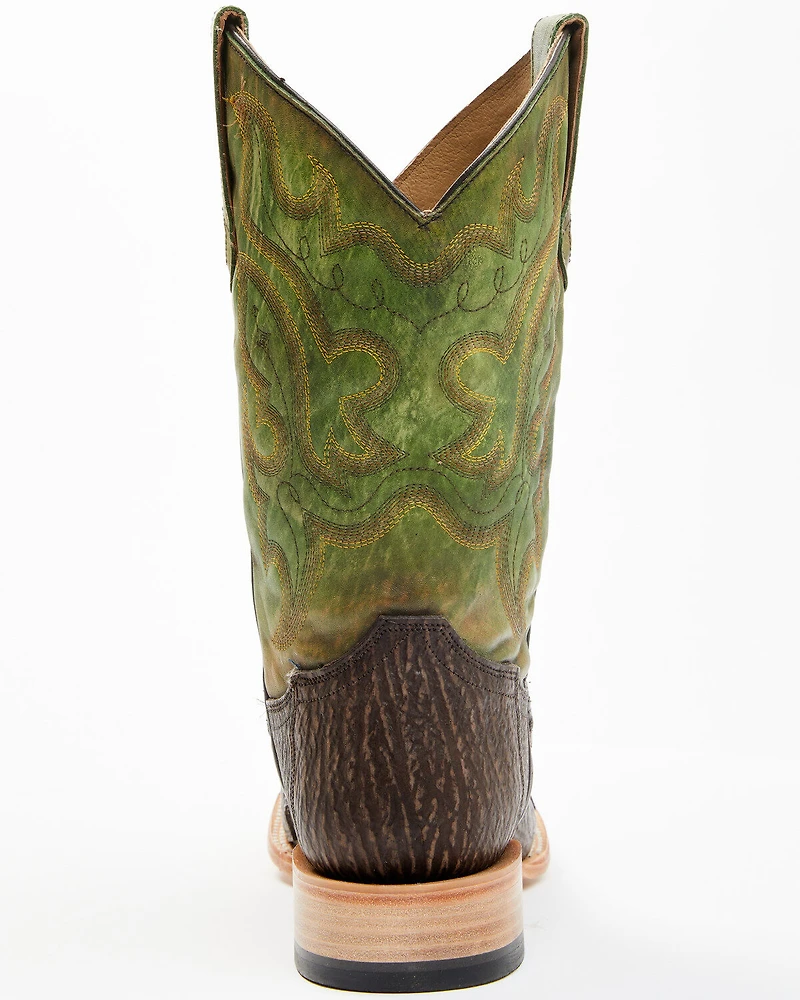 Cody James Men's Exotic Shark Western Boots - Broad Square Toe