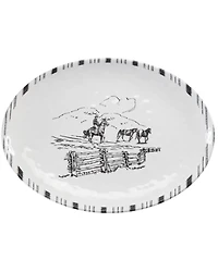 HiEnd Accents 14-Piece Ranch Life Melamine Dinnerware Set