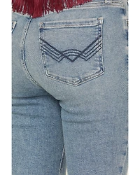 Idyllwind Women's Arbor Medium Wash Outlaw High Rise Flare Super Stretch Denim Jeans