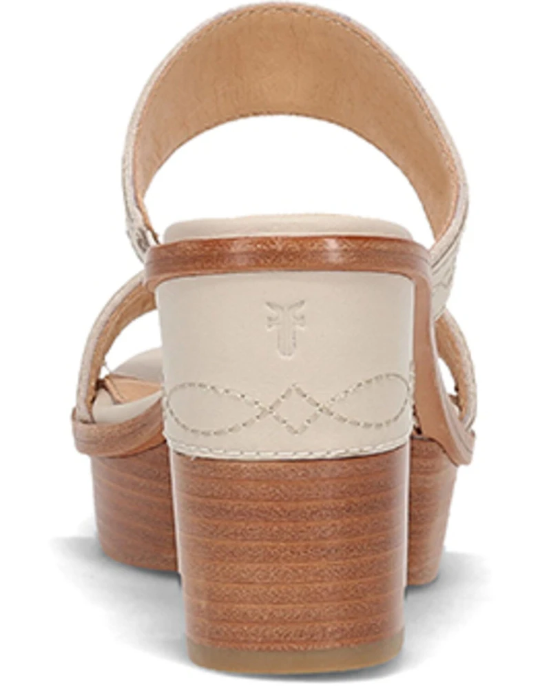 Frye Women's Pipa Woodstock 2 Band Platform Sandal