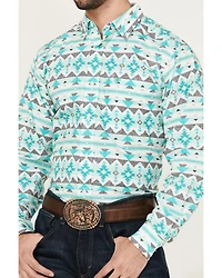 Ariat Men's Jacey Southwestern Print Long Sleeve Button-Down Western Shirt