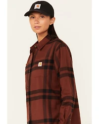 Carhartt Women's Rugged Flex® Loose Fit Midweight Long Sleeve Flannel Shirt