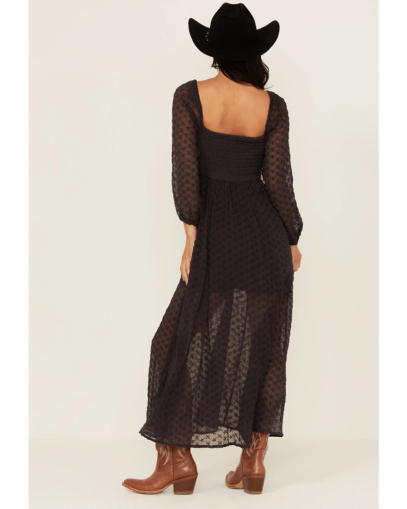 Free People Women's Malina Long Sleeve Maxi Dress