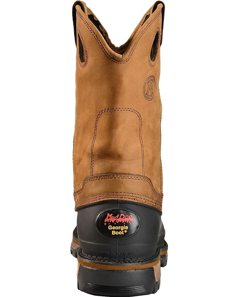 Georgia Men's Muddog Steel Toe Wellington Boots
