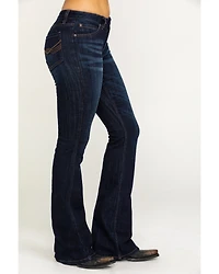 Idyllwind Women's Rebel Mid Rise Bootcut Stretch Denim Jeans