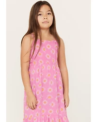 Wrangler Girls' Sunburst Print Sleeveless Midi Dress