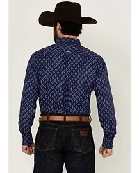 Ariat Men's Cade Medallion Print Long Sleeve Button-Down Western Shirt