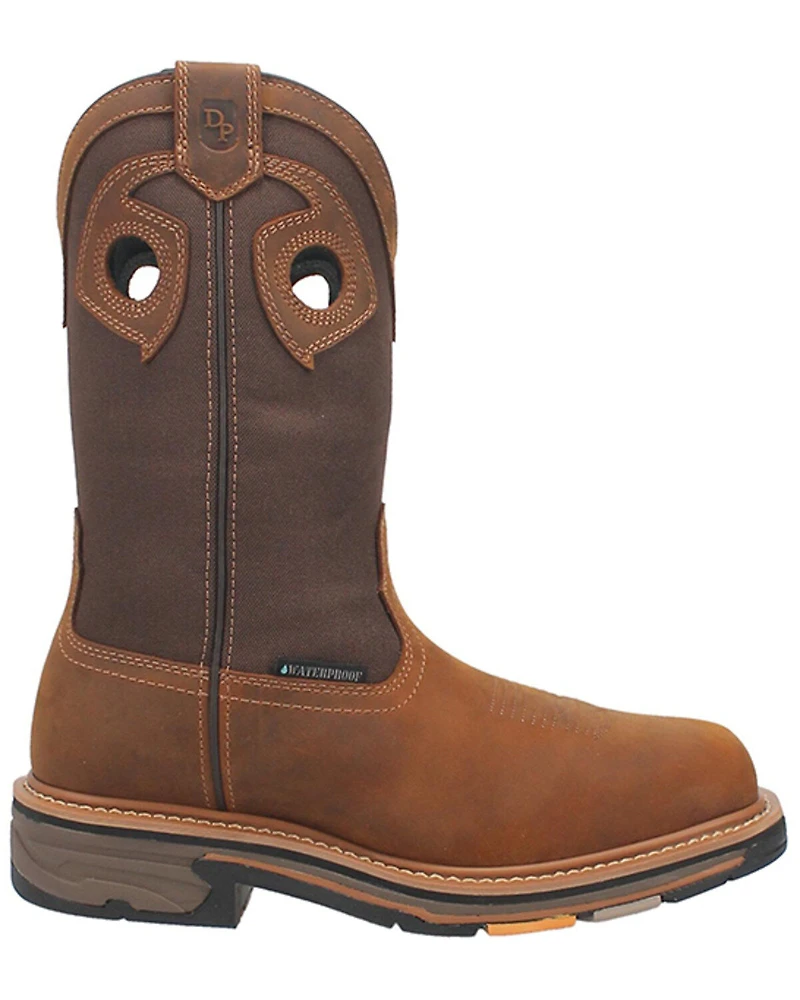 Dan Post Men's 11" Bram Waterproof Work Boots - Broad Square Toe