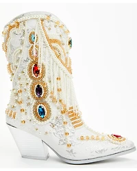 Azalea Wang Women's Astounding Embellished Fashion Booties - Snip Toe