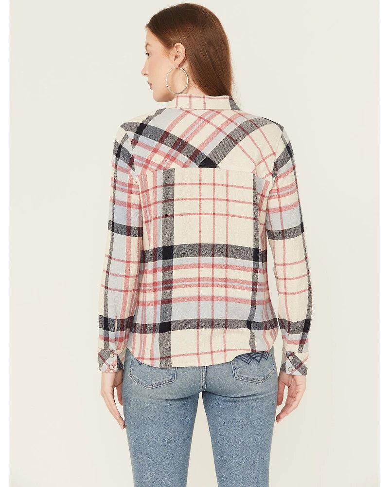 Idyllwind Women's Lyle Plaid Print Long Sleeve Snap Western Shirt