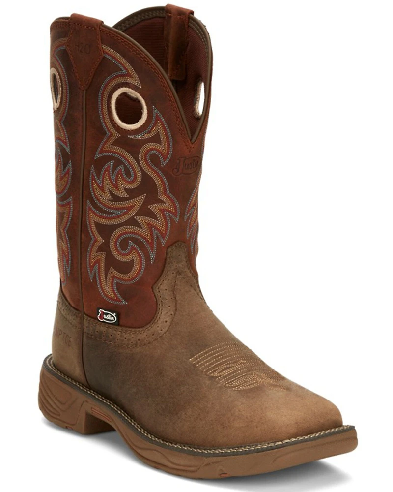 Justin Men's Rush Western Work Boots - Composite Toe