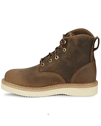 Justin Men's 6" Maxwell Lace-Up Work Boots - Steel Toe