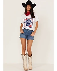 Hooey Women's Boot Barn Exclusive Pabst Logo Short Sleeve Graphic Tee