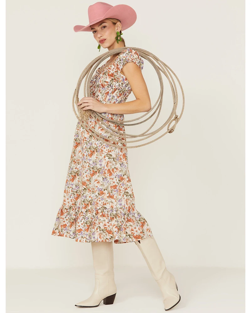 Heartloom Women's Wildflower Edina Midi Dress