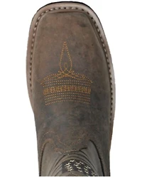 Hoss Men's Rushmore Wellington Western Work Boots - Broad Square Toe